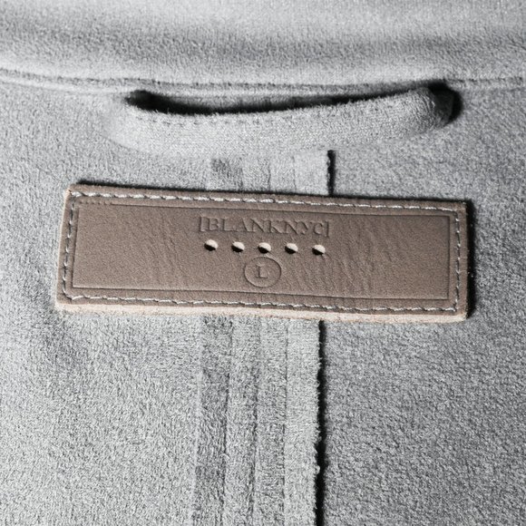 Blank NYC Women's Faux Suede Moto Bomber - Picture 5 of 7